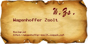 Wagenhoffer Zsolt névjegykártya